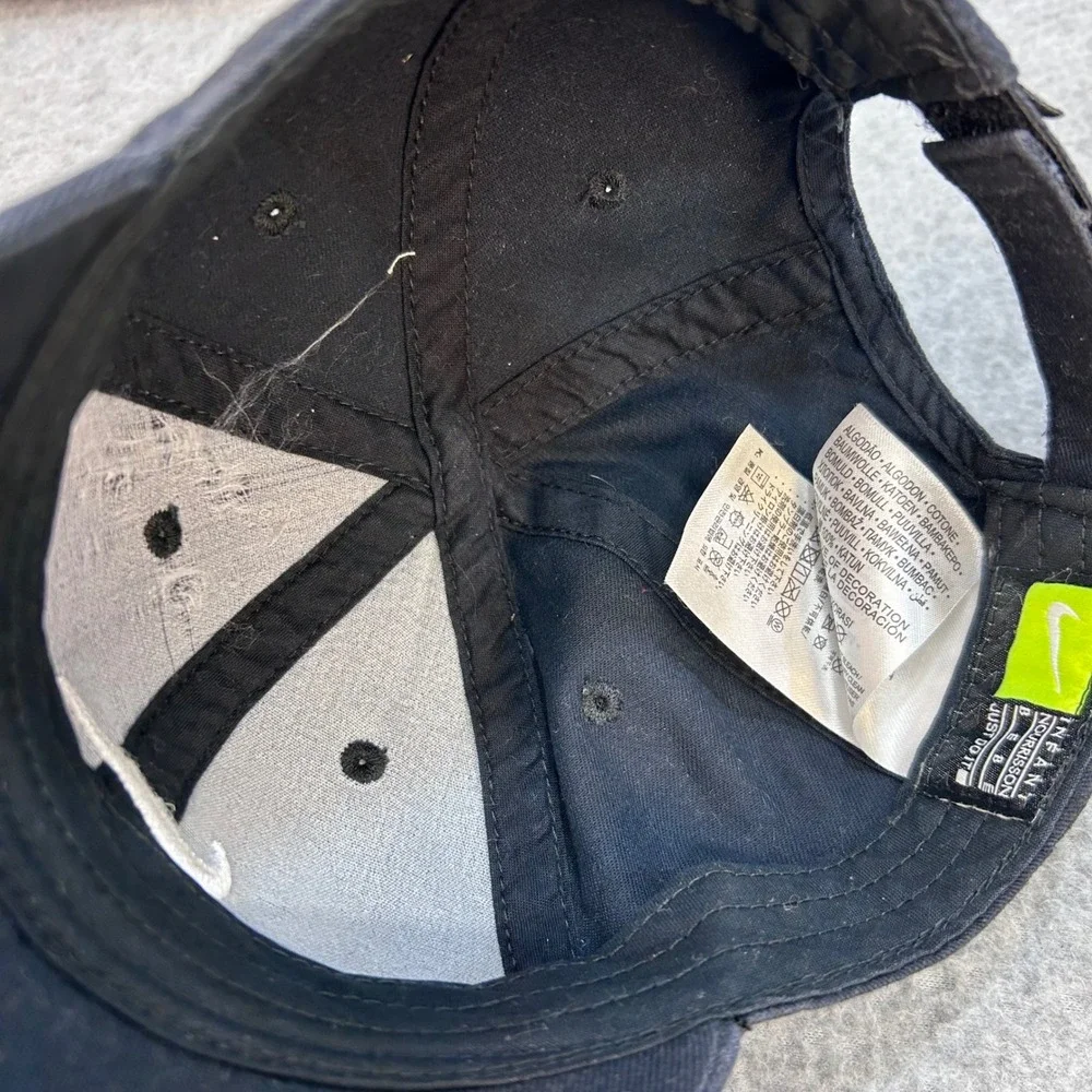 Nike Swoosh Infant Black Hat Adjustable Baseball Cap Infant